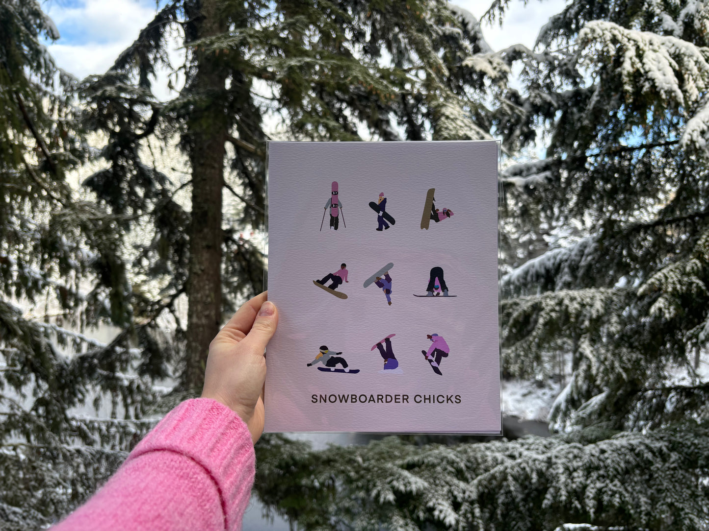 Print - Snowboarder Chicks