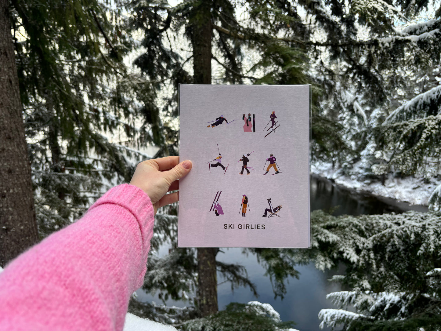 Print - Ski Girlies
