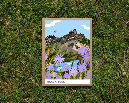 Notecard 4x6 - Black Tusk