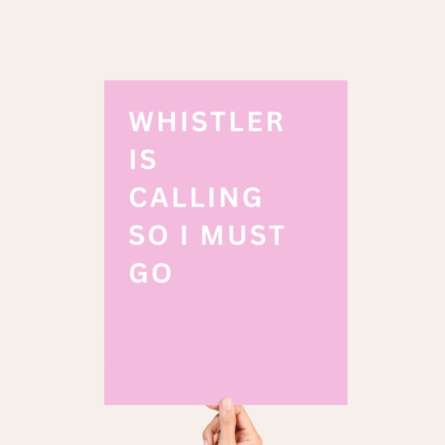 POSTER - Whistler Is Calling
