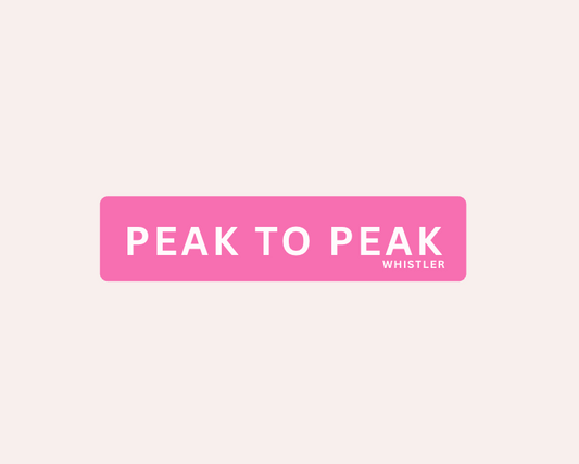 Sticker - Peak To Peak